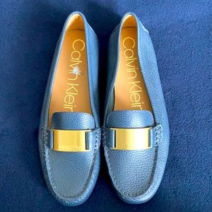 Calvin Klein navy blue loafers